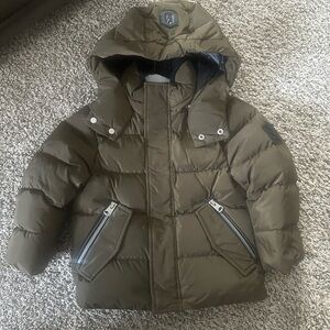 Mackage Kids Khaki Puffer Jacket